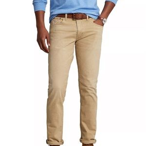 NWT Mens Polo Varick Slim Straight khaki pants